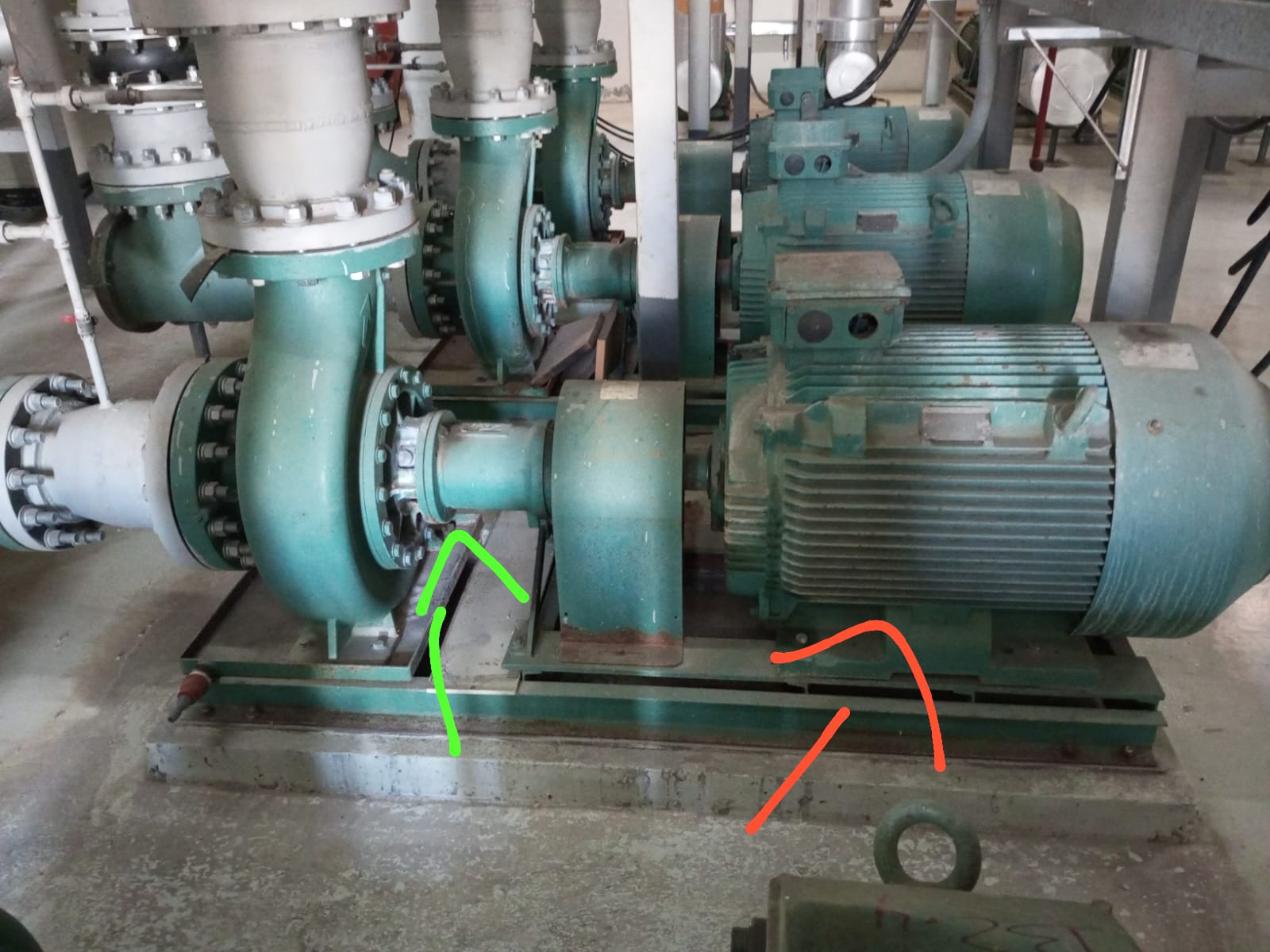 Bombeo de agua para refrigeración